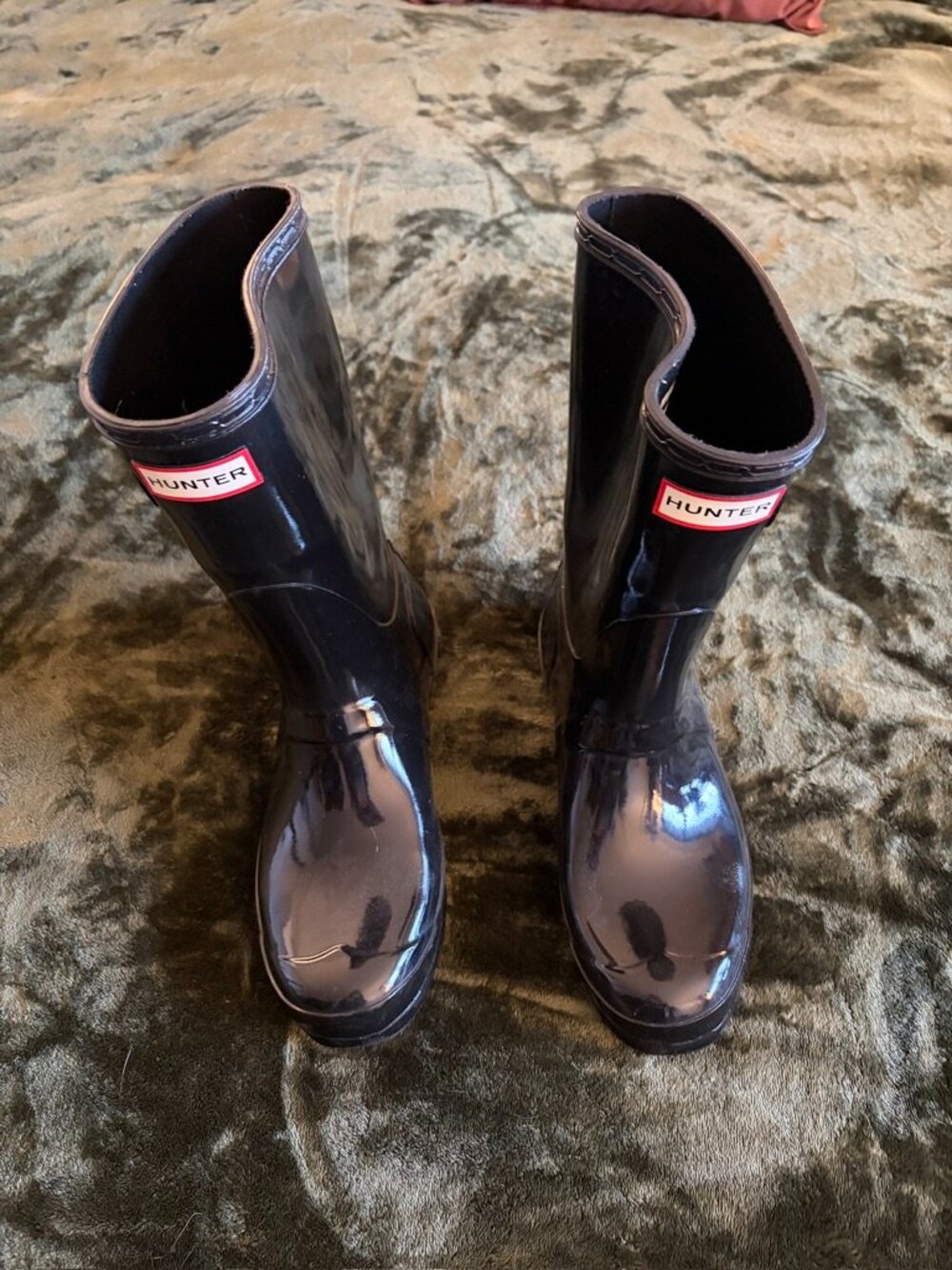 Hunter Rain Rain Boots Wellies Women's 8